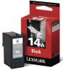Original Tintenpatrone schwarz  Lexmark No. 14A, 18C2080E